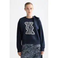 Scotch & Soda Elevated Artwork Sweater Sky Captain Größe: M | Pullover Outlet | Damen