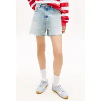 Tommy Hilfiger Mom Short Denim Light Größe: W25 | Kurze Sporthosen Outlet | Damen | Blau