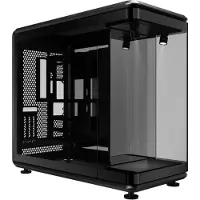 Cooler Master MasterFrame 360 PANORAMA, Full Tower, PC, Schwarz, Transparent, Mini-ITX, micro ATX, ATX, BTF, SGCC, Gehärtetes Glas, 14,5 cm