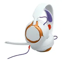 JBL Quantum 250 Gaming-Kabelkasten-Over-Ear-Headset, hellblau und orange