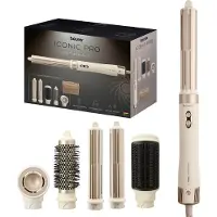 Beurer Multihaarstyler "HT 100 Airstyler vielseitiger 5-in-1 Multistyler" 5 Aufsätze Für Trocknen, Glätten, Locken und Volumen