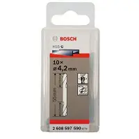 Bosch DOBBELTBOR HSS-G 4,2X55MM 10 STK