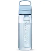 LifeStraw Go Icelandic Blue GO-650ML-ICE BPA-Free Plastic, Wasserflasche mit 2-Stage Filter, 650 ml