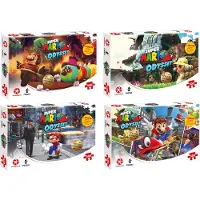 Winning Moves Puzzle - Super Mario Odyssey - Puzzle 4er Set (4x 500 Teile)