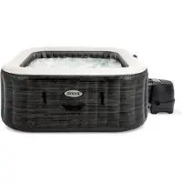 Intex 28452NP - Whirlpool - PureSPA Greystone Deluxe (196x196cm) für 6 Personen App Steuerung