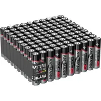 Ansmann Alkaline Batterie Micro AAA 1,5V, 100 Stück