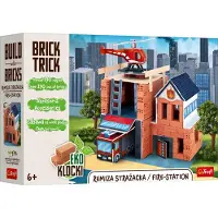 Trefl Brick Trick - Fire-station, Bausteine, 6 Jahr(e), Keramik, 190 Stück(e), 1,88 kg