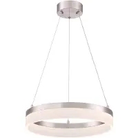 WESTINGHOUSE Dimmbare LED Pendelleuchte Lucy Nickel / Acrylglas