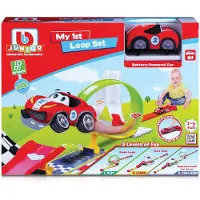 BB Junior - Loop Set inkl. 1 Softcar (160x26x24cm) Spielzeugauto Kinderauto