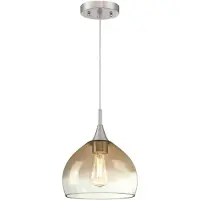 WESTINGHOUSE 63669, Festmontage, Gebürsteter Stahl, Nickel, Nickel, CE, Reach, RoHs, 1 Glühbirne(n), E27