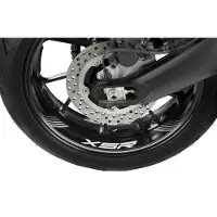 Puig 9985P Rim Strips Specials passend fuer YAMAHA XSR900 Silber