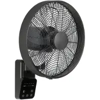 CasaFan Wandventilator Airos Eco Design Wall II Schwarz