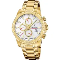 Festina Herrenuhr 20705/1 Gold Sportuhr zum Schwimmen.