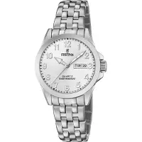 Festina F20455/1 Uhr Damenuhr Edelstahl Datum silber