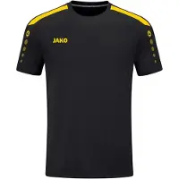 Jako Kinder Trikot Power KA, Farbe:schwarz/citro, Größe:140