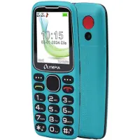 Olympia Komfort-Mobiltelefon mit Großtasten und großem Farb-LC-Display türkis Star