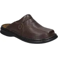 Josef seibel Schuhe Pantoletten Leder Clogs Klaus braun, Schuhgröße:45