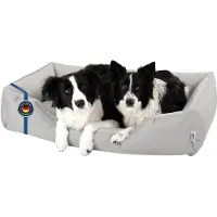 BedDog Hundebett ZARA,(XXXL) ca. 145x105x28cm,LIGHT-GREY (hellgrau)