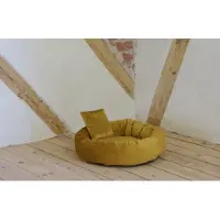Silvio Design Rohrschneider RS 22236.114 Kuschelinsel Velvet senf Gr. S – Haustiermöbel