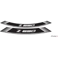 Puig 9290B Rim Strips Specials passend fuer KAWASAKI Z650 Weiss
