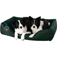 BedDog Hundebett ZARA,(XXXL) ca. 145x105x28cm,BOTTLE-GREEN (dunkelgrün)