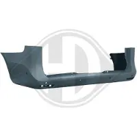 Diederichs Stoßfänger 1668358 hinten für MERCEDES-BENZ