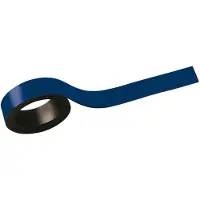 MAUL HEBEL Magnetstreifen (B)20 mm x (L)1.000 mm, blau beschriftbar, individuell zuschneidbar, Stärke: 1