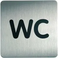 Durable Skilt firkantet WC toilet
