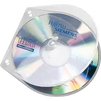 Veloflex CD/DVD Hülle VELOBOX 12,5 x 12,5 cm (B x H) Polypropylen transparent 10 St./Pack.