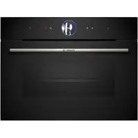 Bosch Dampfbackofen "CSG7361B1", Energieeffizienz: A+, schwarz, B:59,4cm H:45,5cm T:54,8cm, Backöfen, Innovativer digitaler Bedienring & praktische Abschaltautomatik, Dampfbackofen