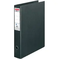 Herlitz Hartpappe-Ordner maX.file, A3 hoch, schwarz Rückenbreite: 75 mm, ohne Kantenschutz, aufgeklebtes