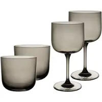 Like. by Villeroy & Boch Gläser-Set "Wein- und Wassergläser Like Glass 4er Set" Handwäsche wird empfohlen