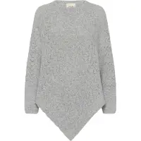 Cream Strickponcho "Poncho CRHoliday"