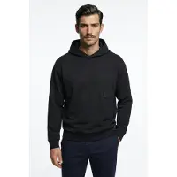 BOSS für Herren. 50564113 Marineblauer Kapuzenpullover (M), Lässig, Baumwolle