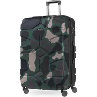 Hauptstadtkoffer - X-Kölln - Hartschalen-Koffer XL Koffer mit Erweiterung Trolley Rollkoffer, großer Reisekoffer, erweiterbar, TSA, 76 cm, 120 Liter,Camouflage