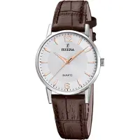 Festina Damenuhr Klassik Armbanduhr Leder braun UF20691/2