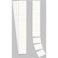 Ultradex Einsteckkarte Planrecord 6 x 3,2 cm (B x H) 190g/m² weiss 90 St./Pack.
