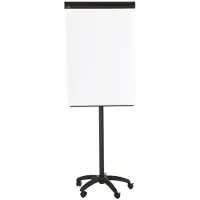 BI-Office Flipchart EA4806125 mobil rahmenlos magnetisch 70x100 schwarz