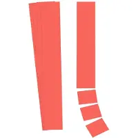 Ultradex Einsteckkarte Planrecord 6 x 3,2 cm (B x H) 190g/m² rot 90 St./Pack.