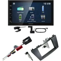 Kenwood DMX129DAB DAB+ Bluetooth USB Einbauset für Mazda 5 CW