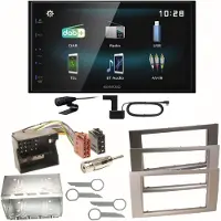 Kenwood DMX-125DAB Bluetooth DAB+ Einbauset für Ford Focus Fusion Galaxy S-Max