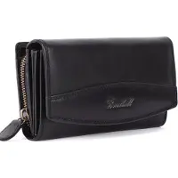 Benthill Damen Geldbörse Leder XXL - Großes Portemonnaie mit RFID Schutz - Echtleder Vintage Damenbörse inkl. Geschenkbox