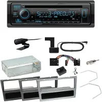 Kenwood KDC-BT950DAB Bluetooth Einbauset für Opel Omega B Meriva A Agila Vivaro