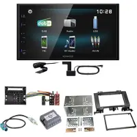 Kenwood DMX-125DAB Bluetooth MP3 Einbauset für Mercedes Sprinter W906 Crafter