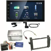 Kenwood DMX129DAB DAB+ Bluetooth USB Einbauset für Mercedes Vito W447
