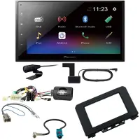 Pioneer DMH-A340DAB USB MP3 Digitalradio Einbauset für Suzuki Jimny GJ ab 2018
