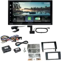 Kenwood DMX7722DABS Android Auto CarPlay Einbauset für Mercedes SLK R171