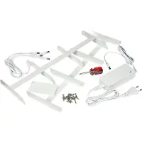 Duni LED Mini Lamp Ladestation, 32 Stück 255 x 140 x 430 mm Weiß