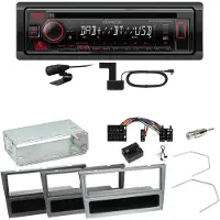 Kenwood KDC-BT450DAB Bluetooth CD Einbauset für Opel Vectra C Signum Corsa Combo