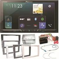 Pioneer SPH-DA230DAB Bluetooth Einbauset für Opel Astra H Corsa D Zafira B Antara